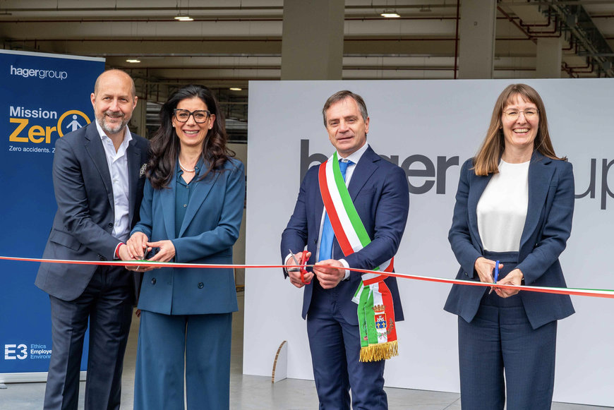 Il Gruppo Hager inaugura nuove aree presso lo stabilimento Hager Lumetal di Porcia